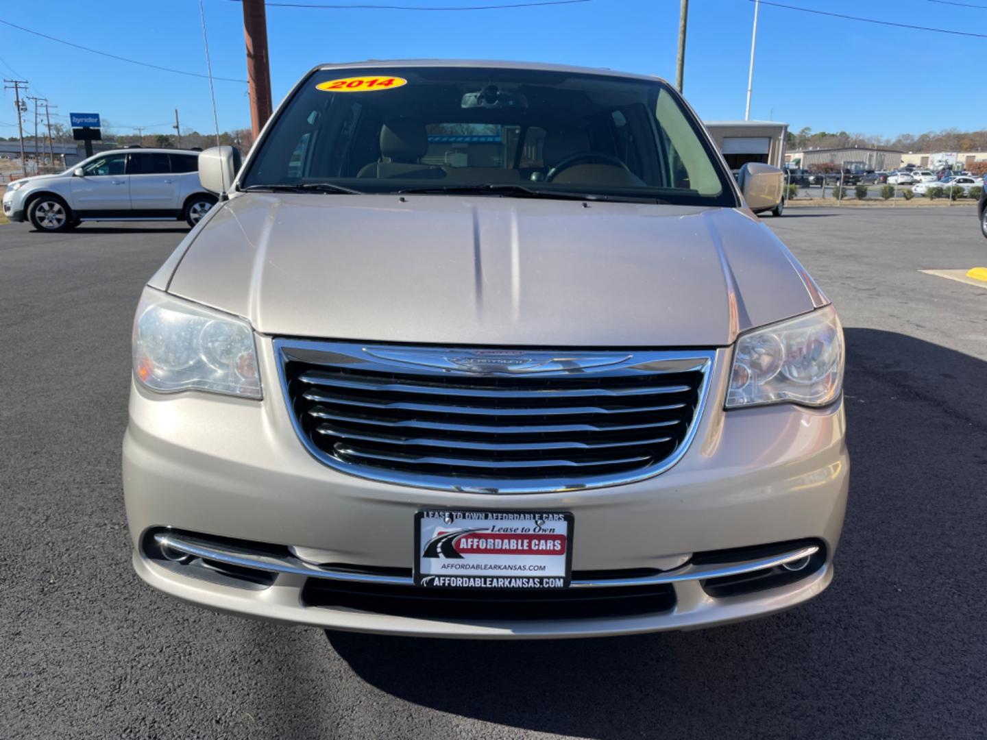 2014 Gold Chrysler Town and Country (2C4RC1BG9ER) with an V6, 3.6 Liter engine, Auto, 6-Spd AutoStick transmission, located at 8008 Warden Rd, Sherwood, AR, 72120, (501) 801-6100, 34.830078, -92.186684 - Photo#2